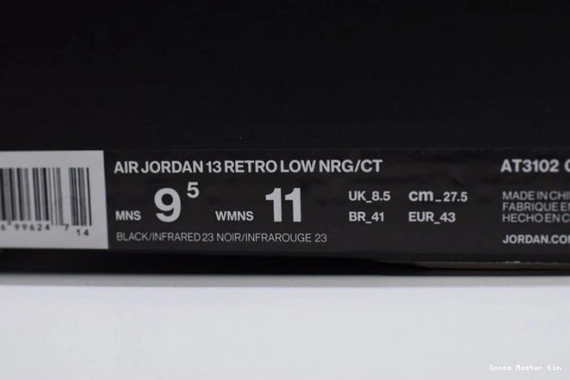 13 Clot Infrared Jordan Low AT3102-006 x Air Black 0612